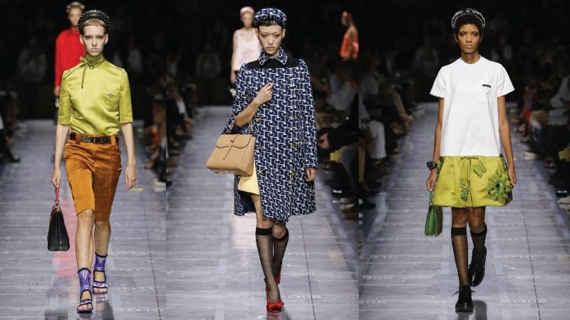 Prada Spring - Summer 2019 collection: When Twiggy became the IT Girl of the 21st century 1